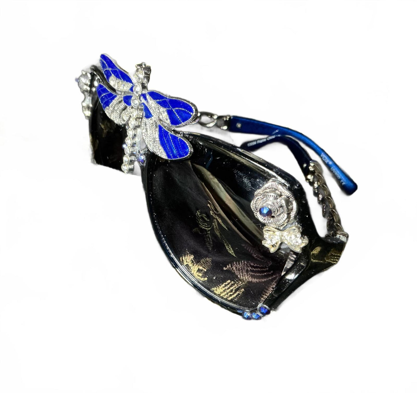Royal Blue Dragonfly Sunglasses