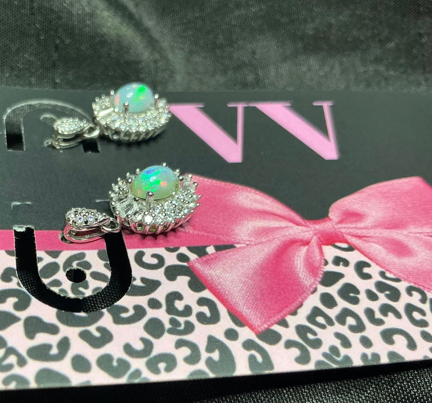 : Open Opal Statement Earrings