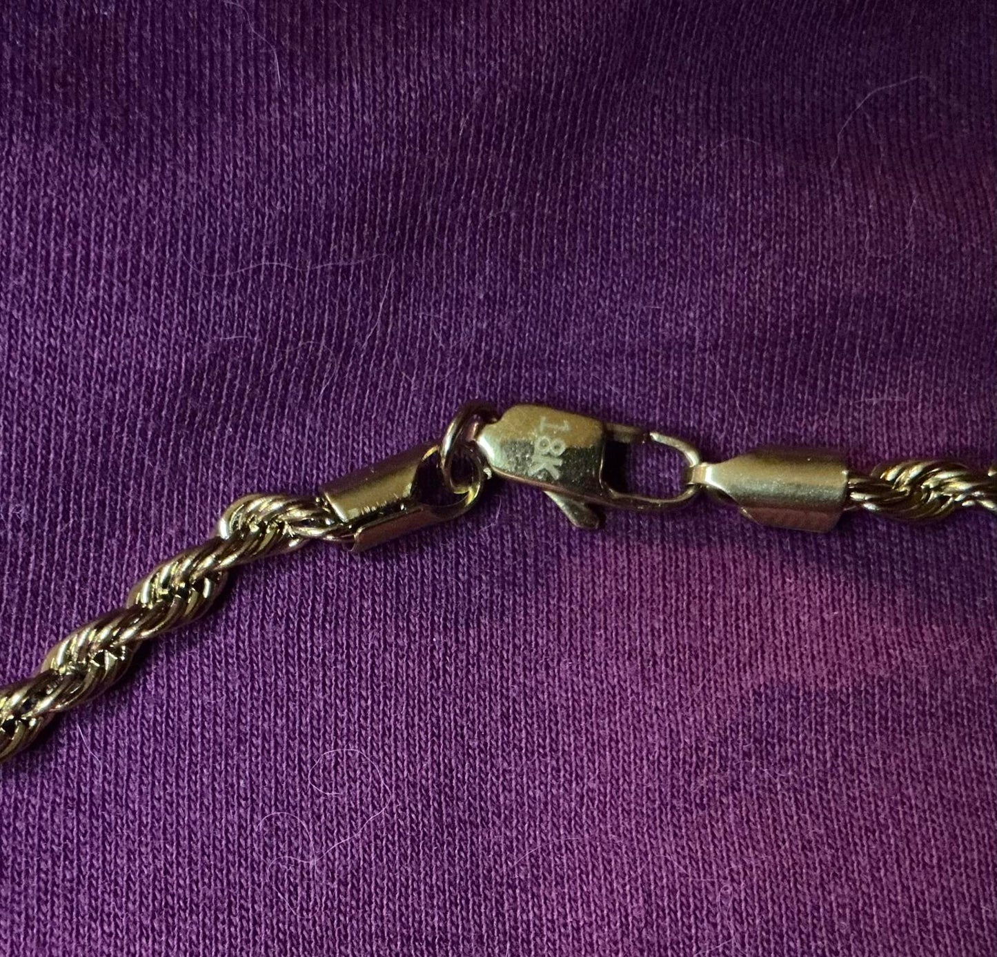 % Filled Gold Twisted Necklace