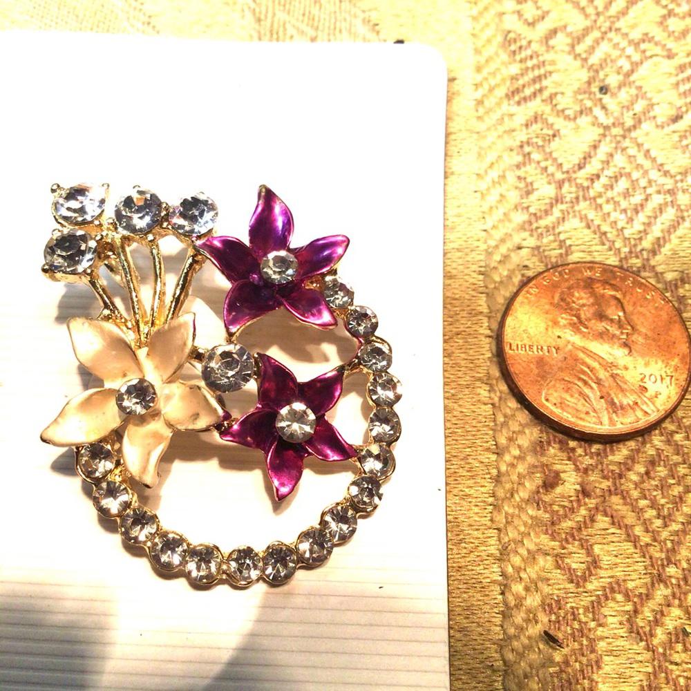 Poppy Pin Brooch