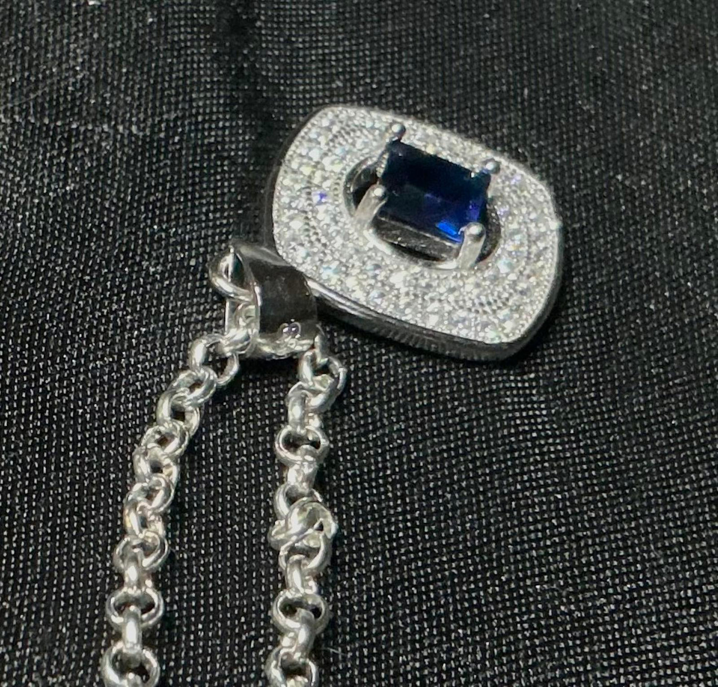 X Blue Necklace
