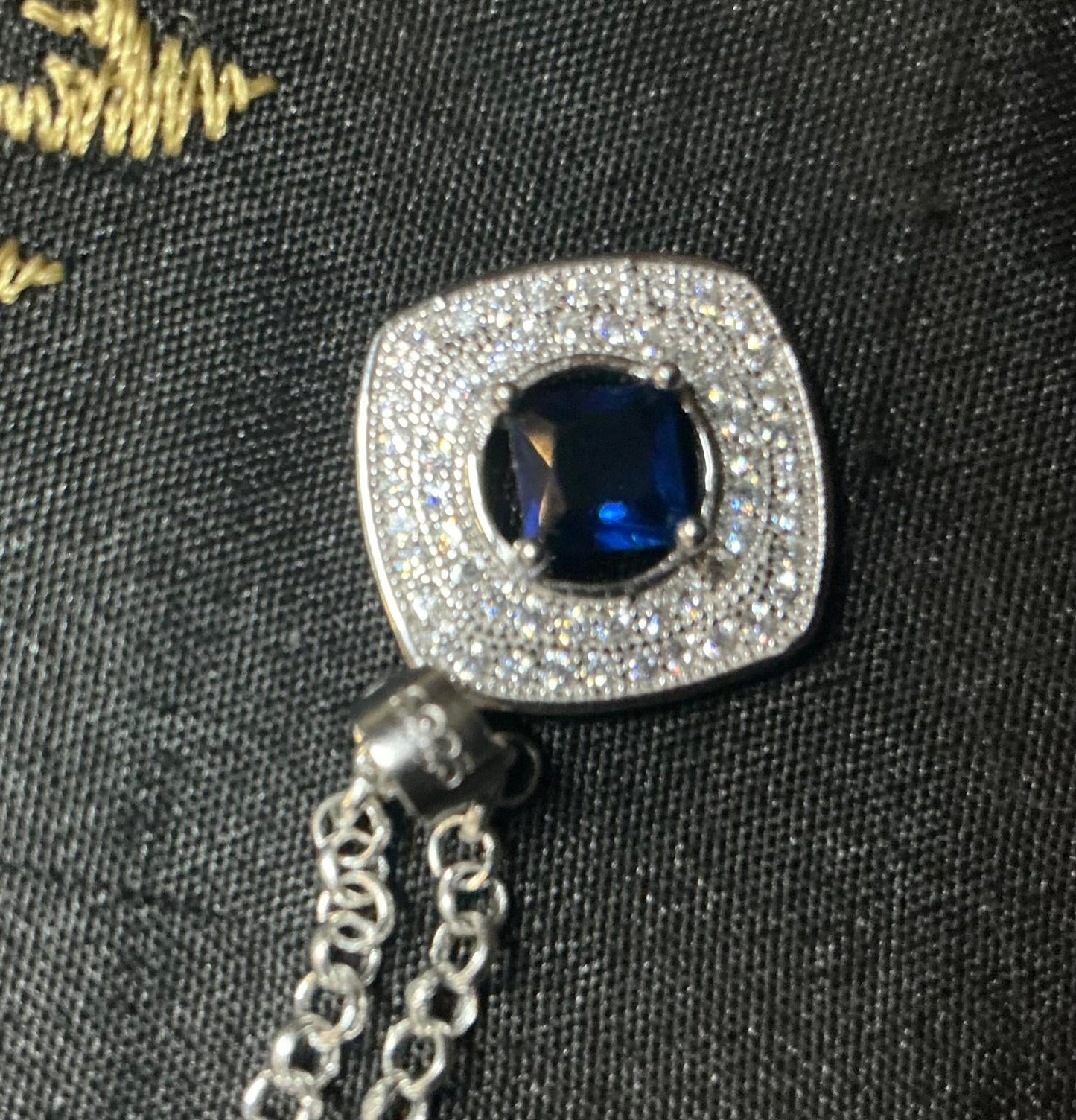 X Blue Necklace
