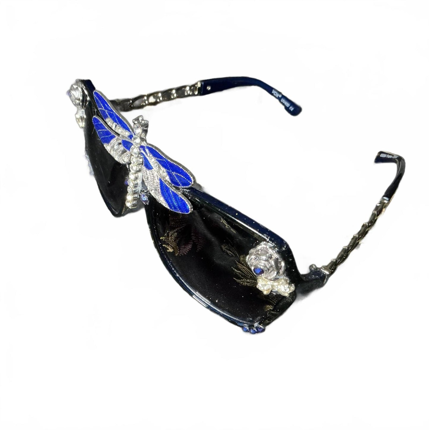 Royal Blue Dragonfly Sunglasses