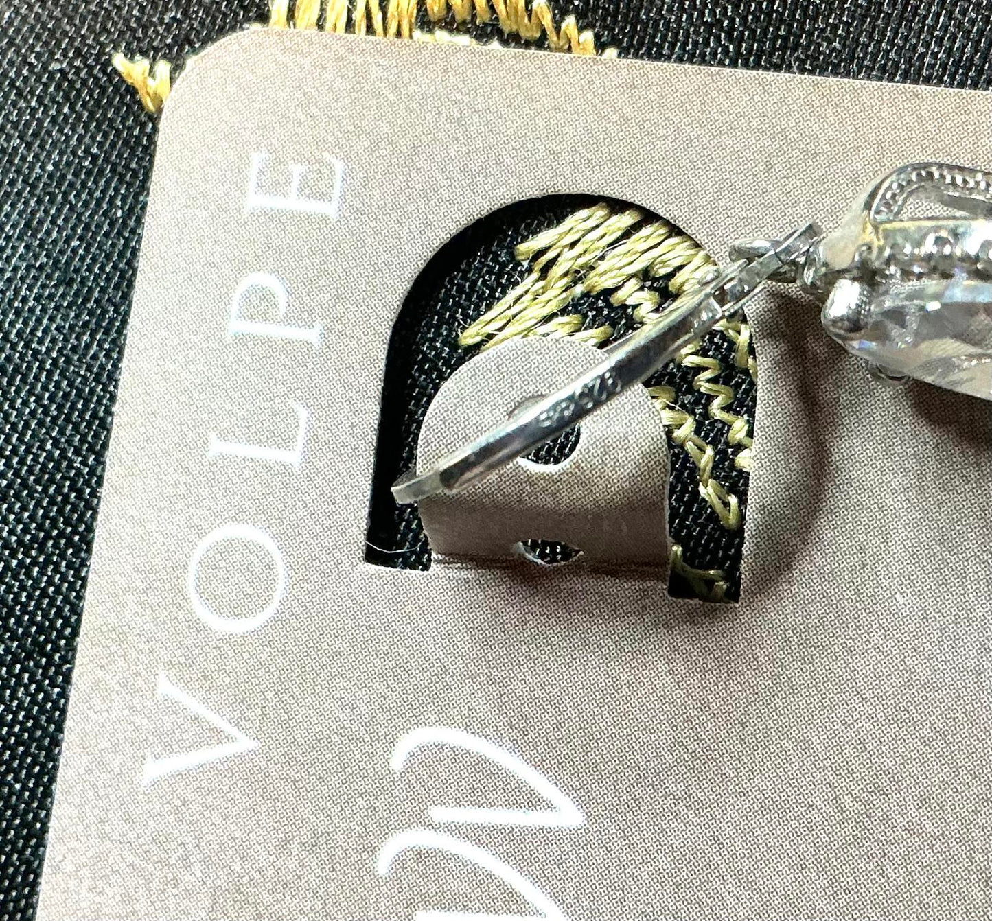! Vera Volpe Elegant Tear Drop Earrings sterling