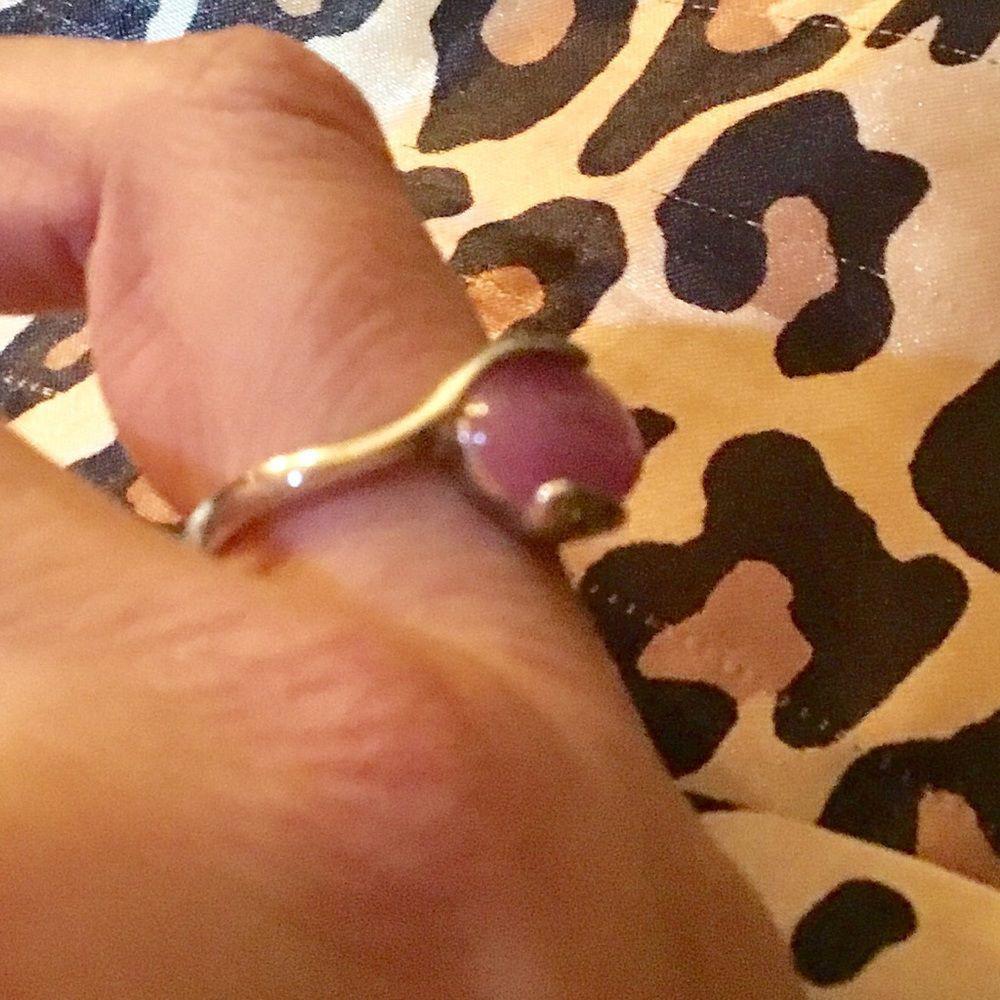 Hologram Ring 8 silver filled
