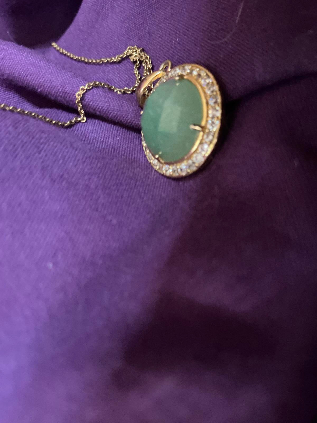 ^ Jade Stone Necklace