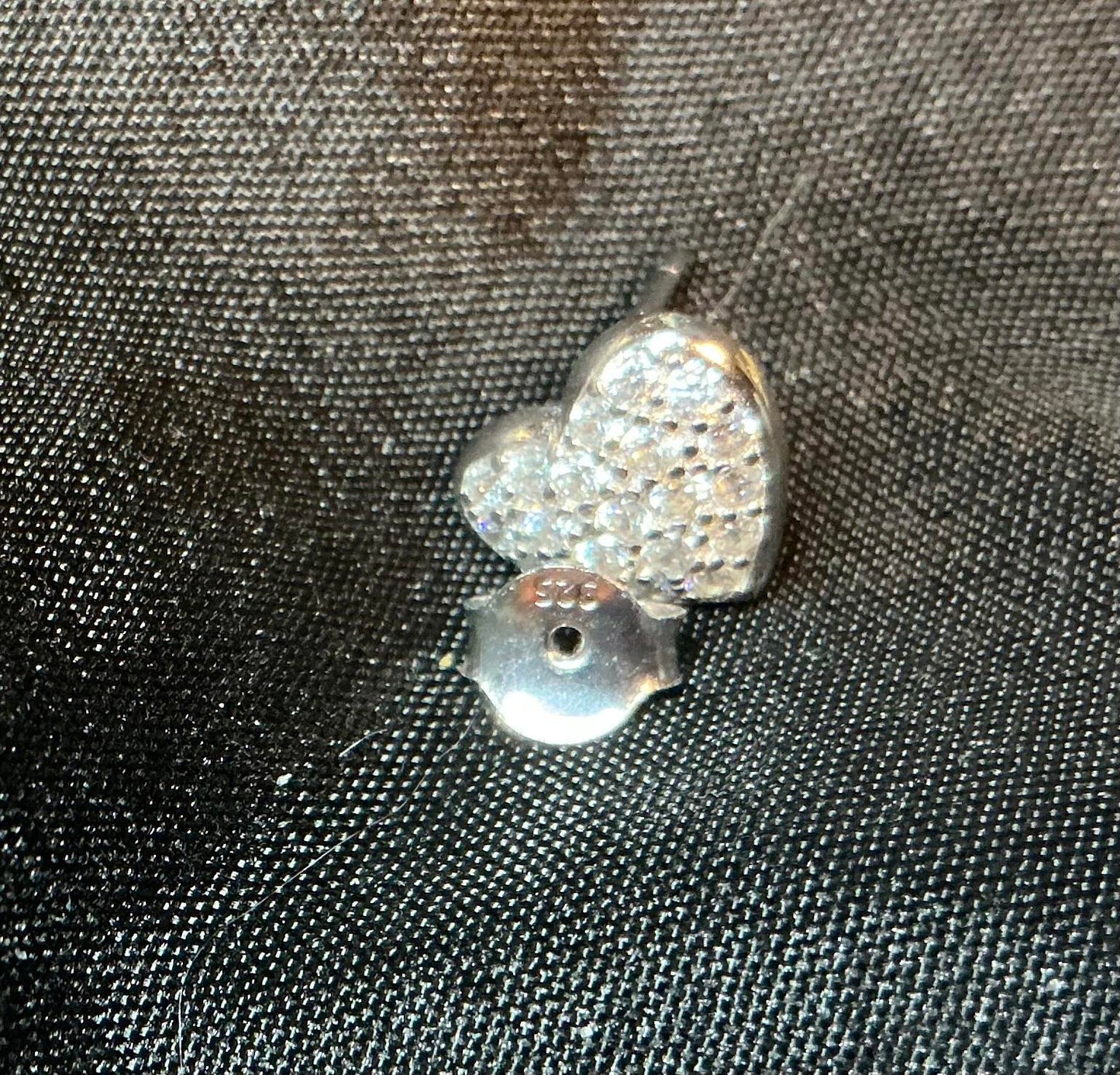 # Stunning Silver Heart Earrings sterling silver