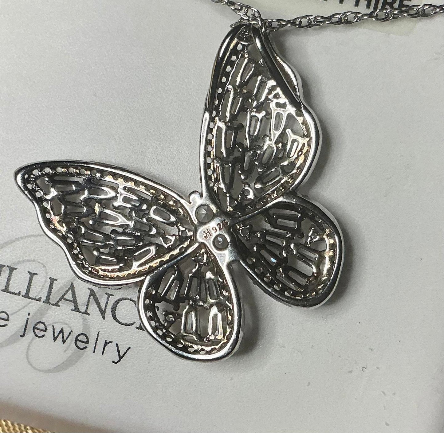 % Boastful Butterfly Necklace