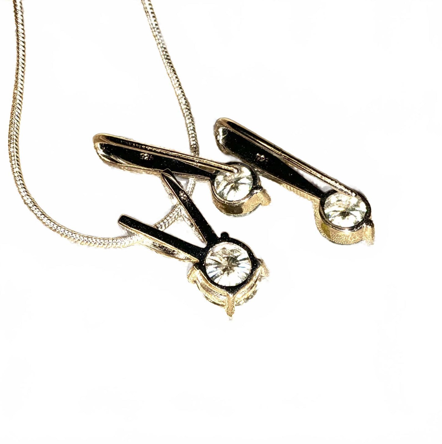 // Sheek Necklace and Earrings Set