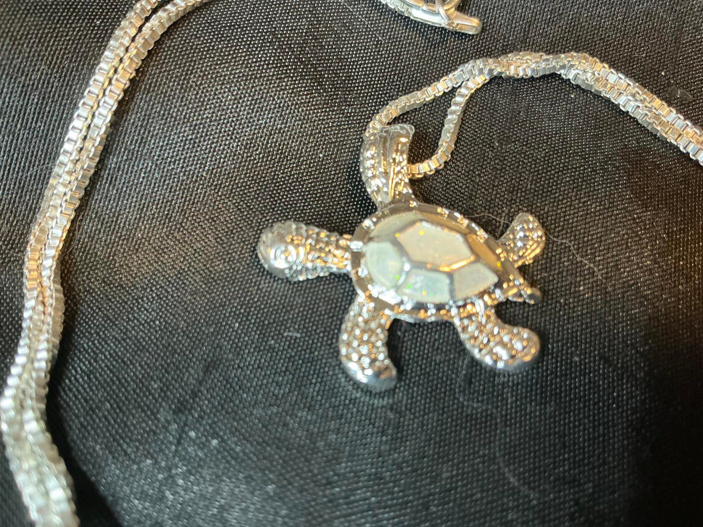 #Charming Turtle Necklace filled