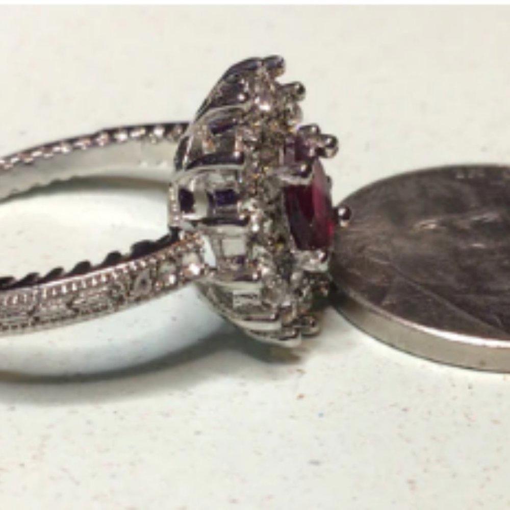 10 Moo Red Ring stainless steel
