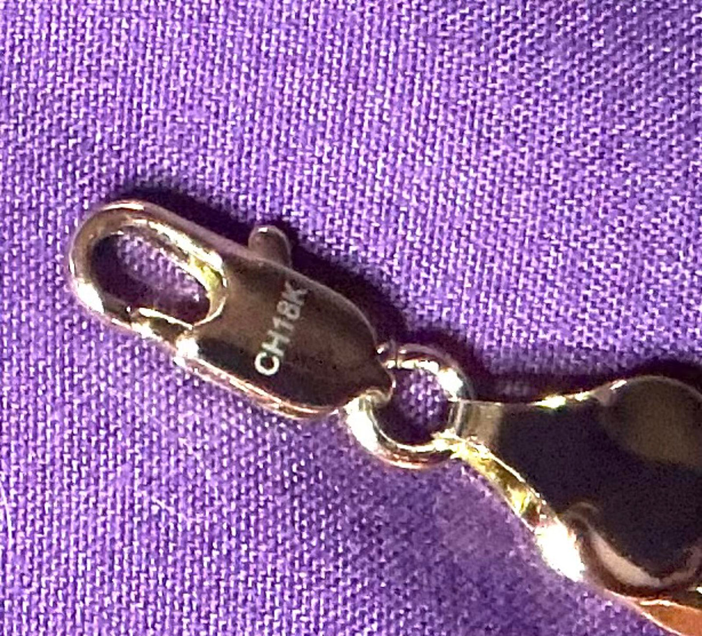$ Plate Chain Bracelet