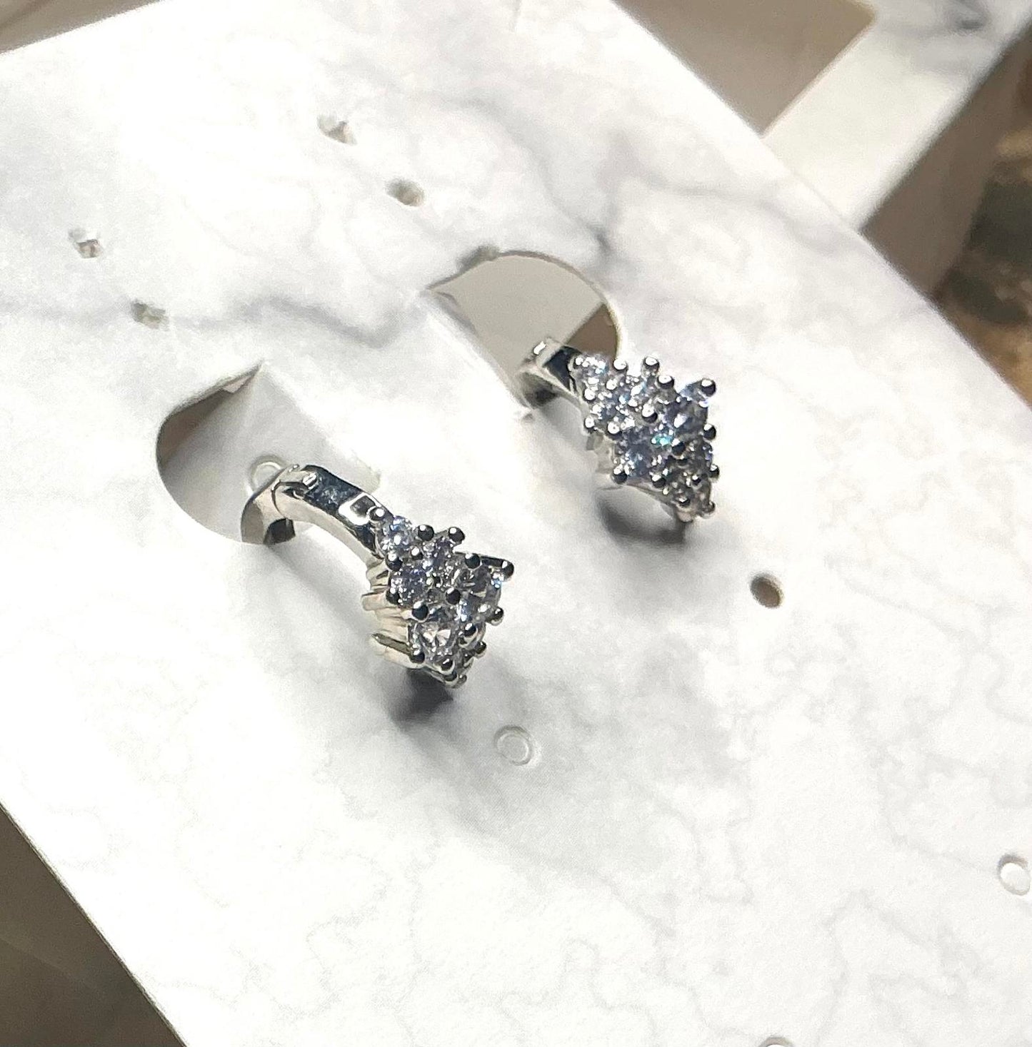 ^ Cluster Huggy Earrings