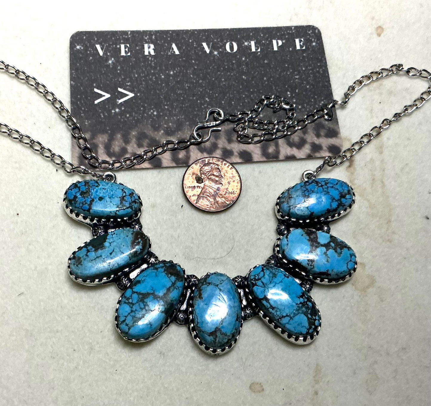 ^ Turquoise Statement Necklace