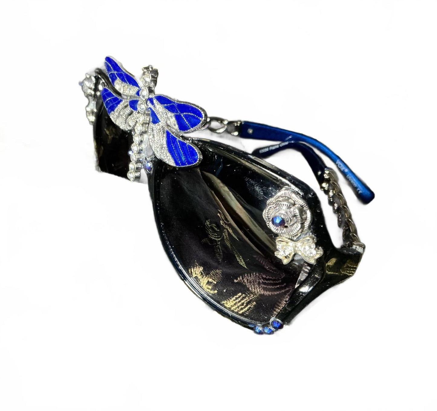 Royal Blue Dragonfly Sunglasses