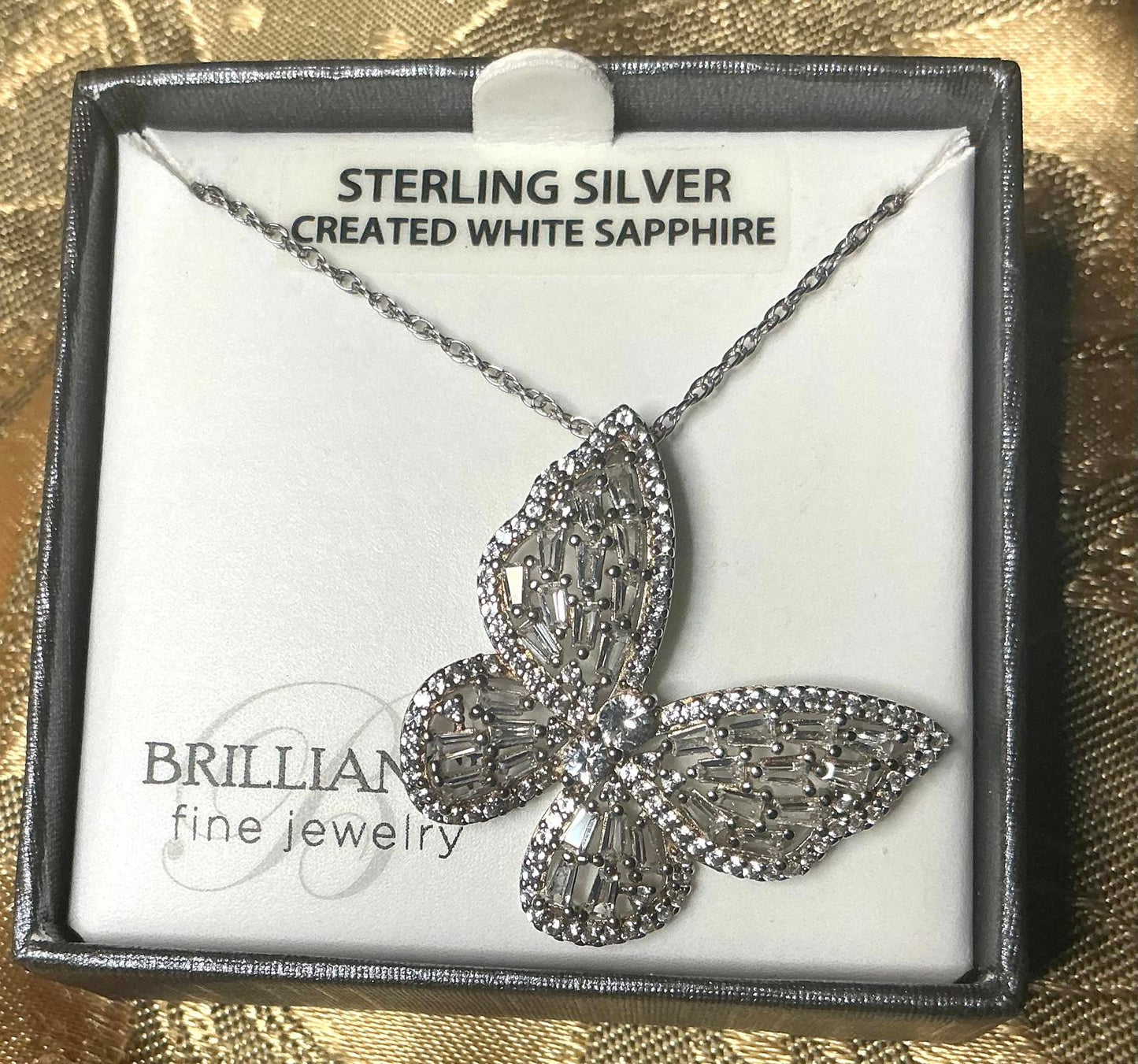 % Boastful Butterfly Necklace