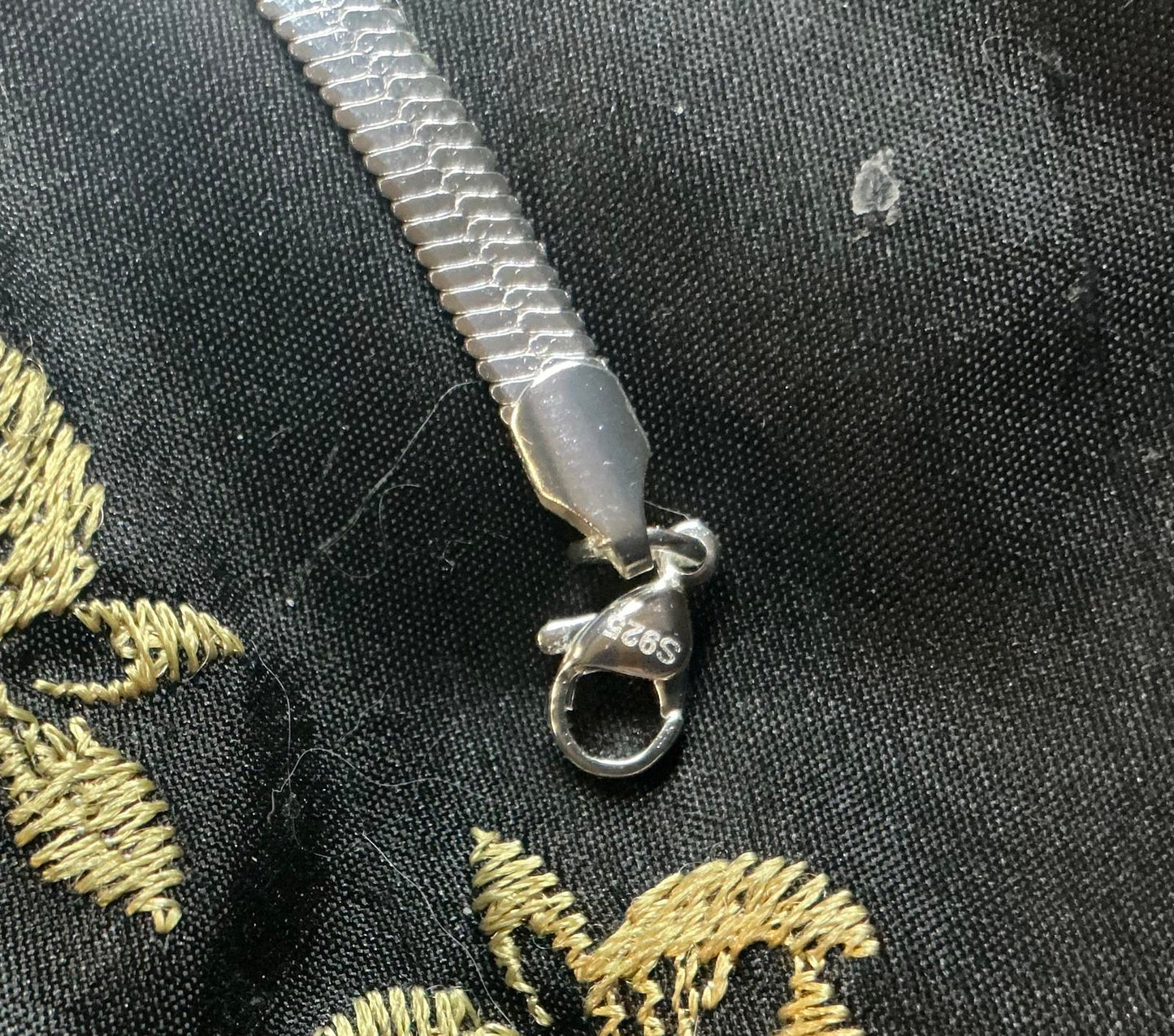 * Sterling Silver Snake Bracelet