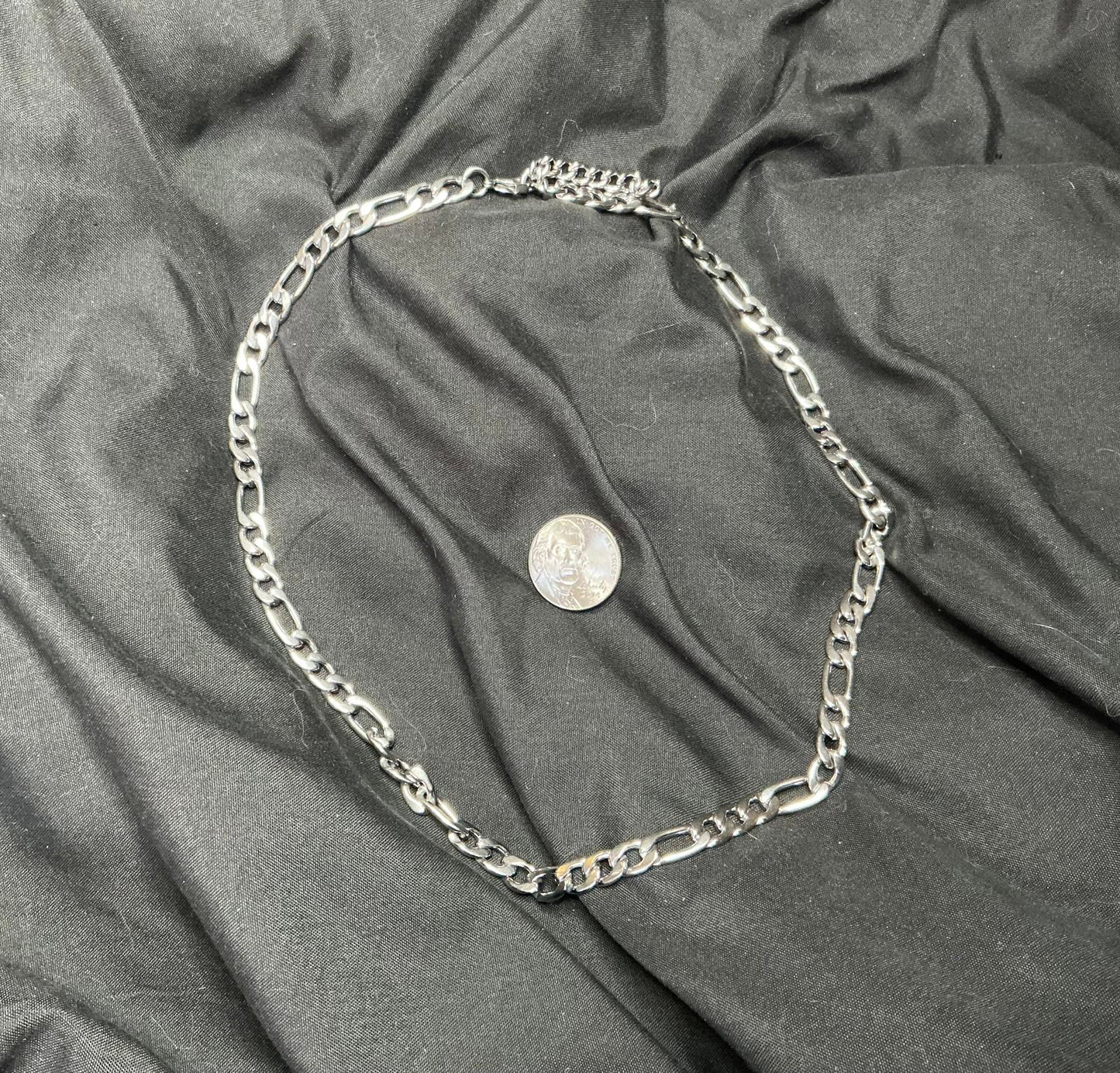 % O Link Chain Necklace steel