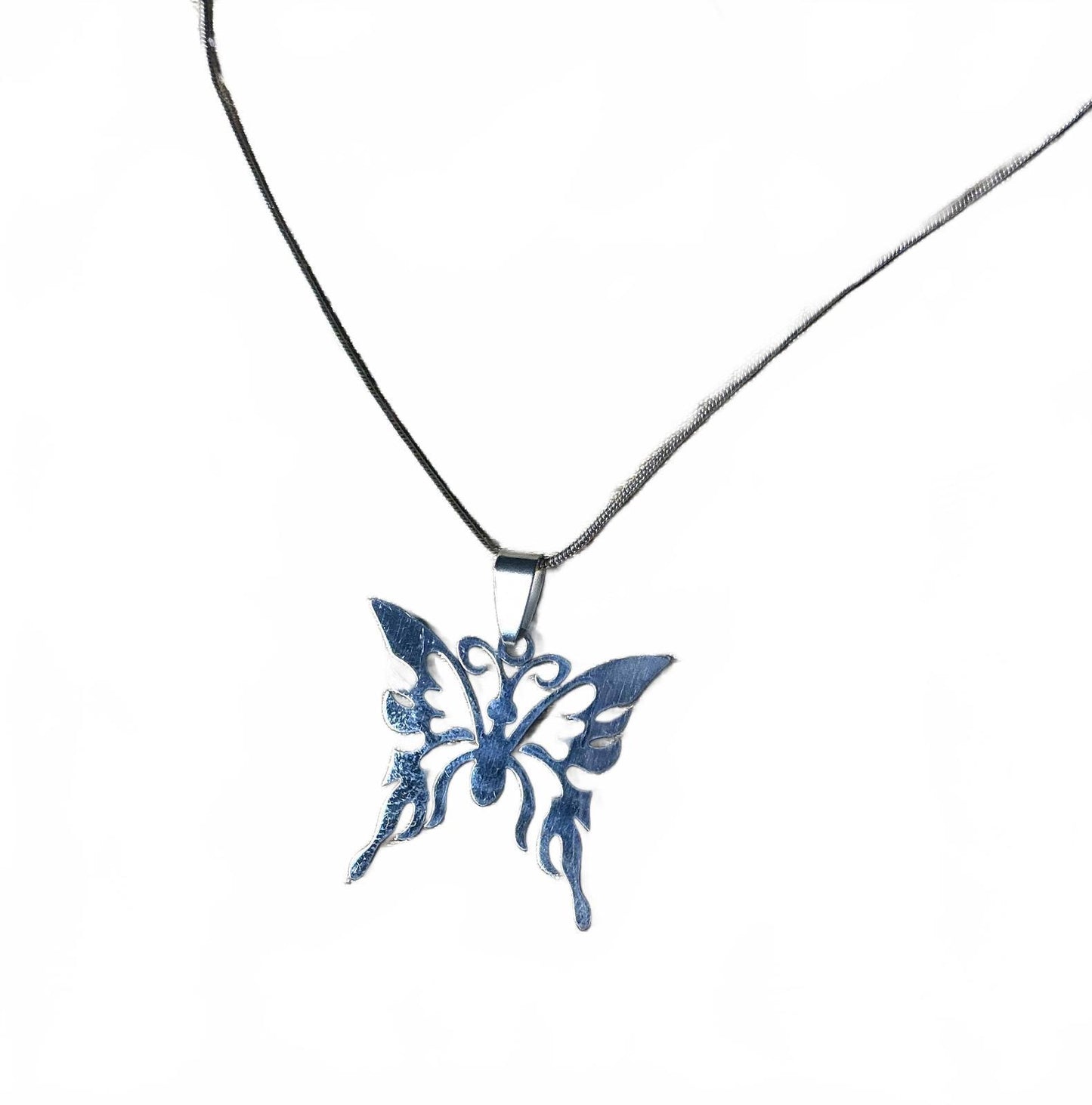 & Steel Wings Necklace stainless