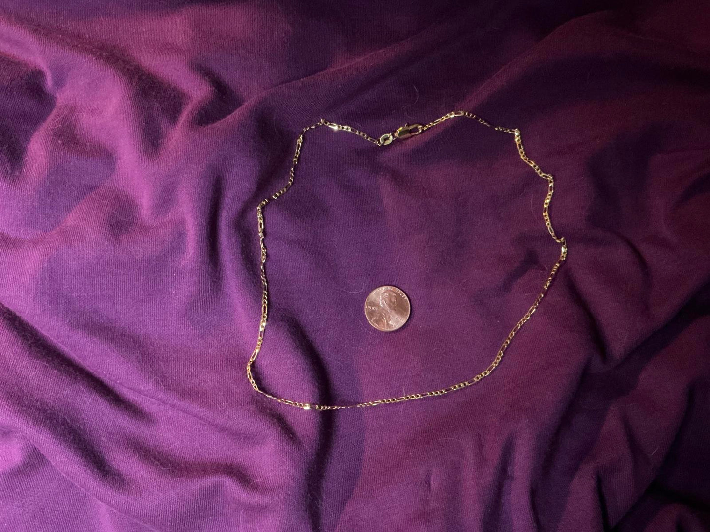 % Thin GF Chain Necklace