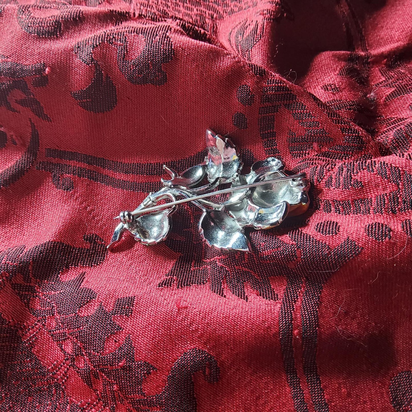 N Yellow Rose Brooch