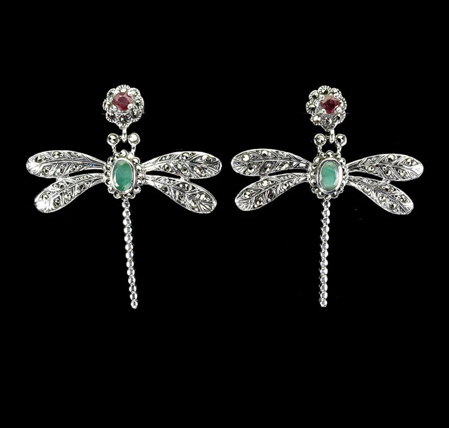 ^ Vera Dragonfly Earrings