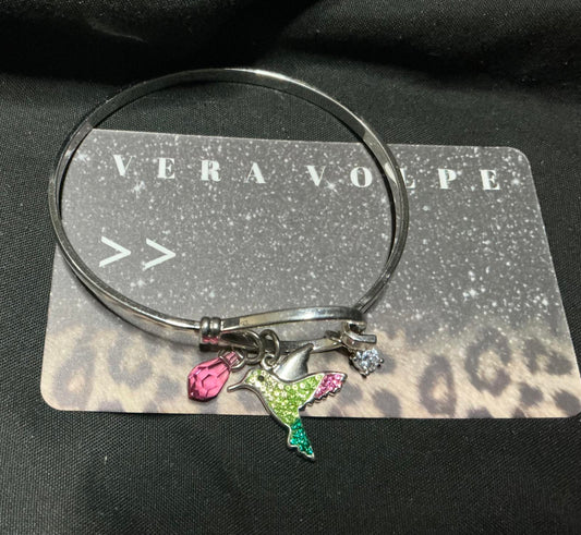 X Hummingbird Charm Cuff