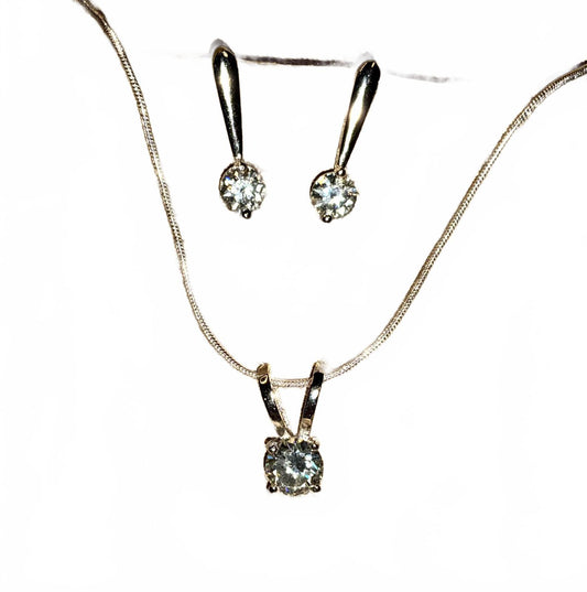 // Sheek Necklace and Earrings Set