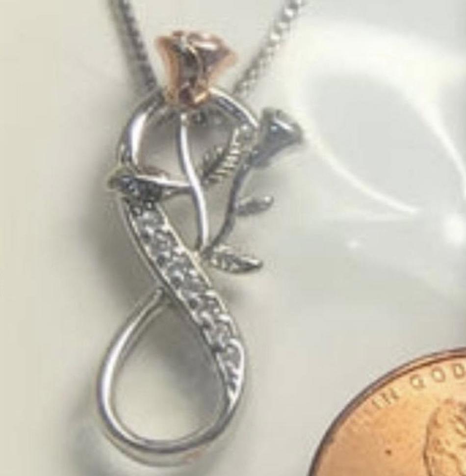 100 D Internal Love Necklace steel