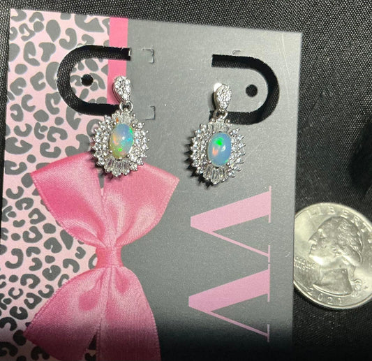 : Open Opal Statement Earrings