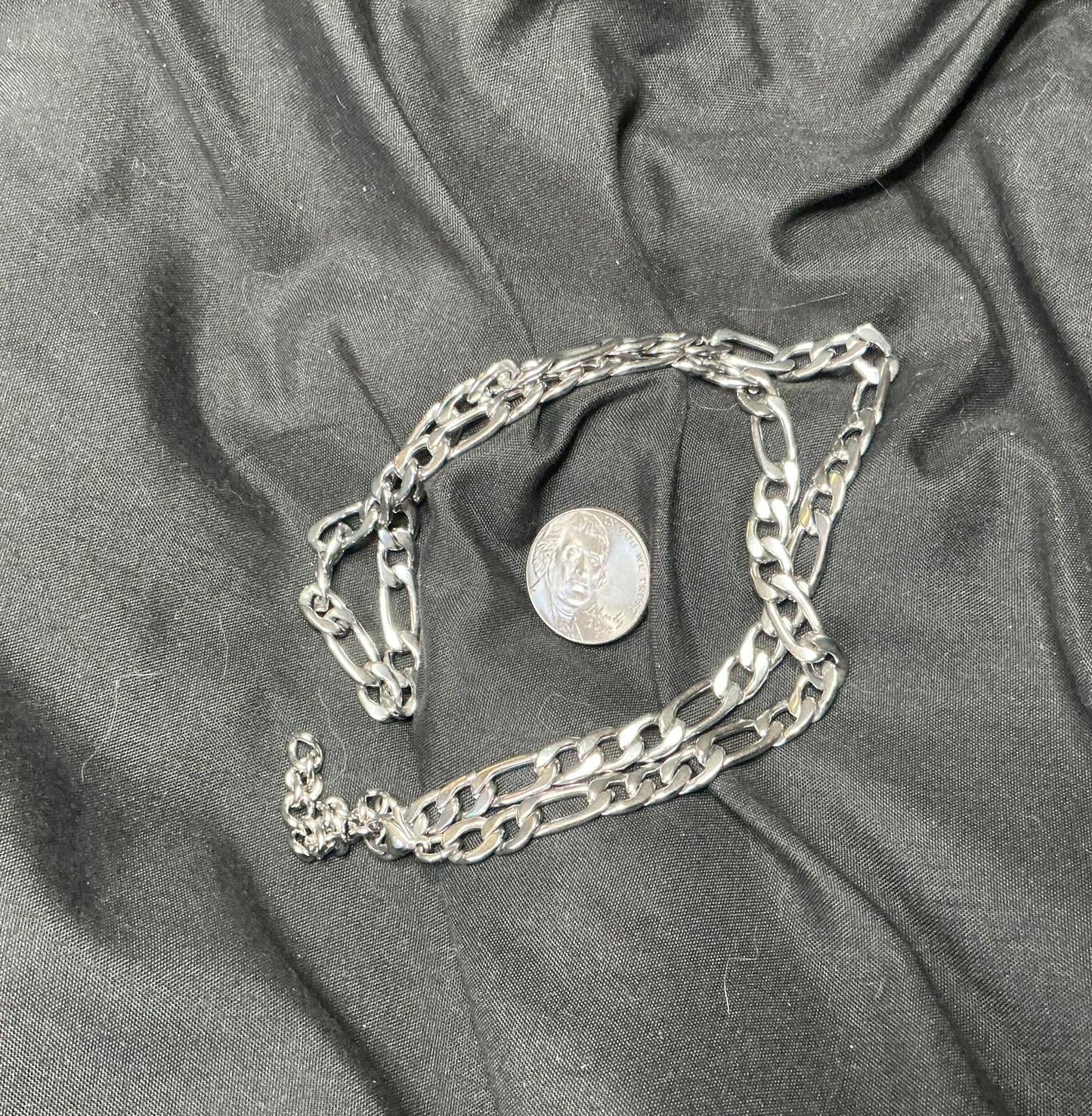 % O Link Chain Necklace steel