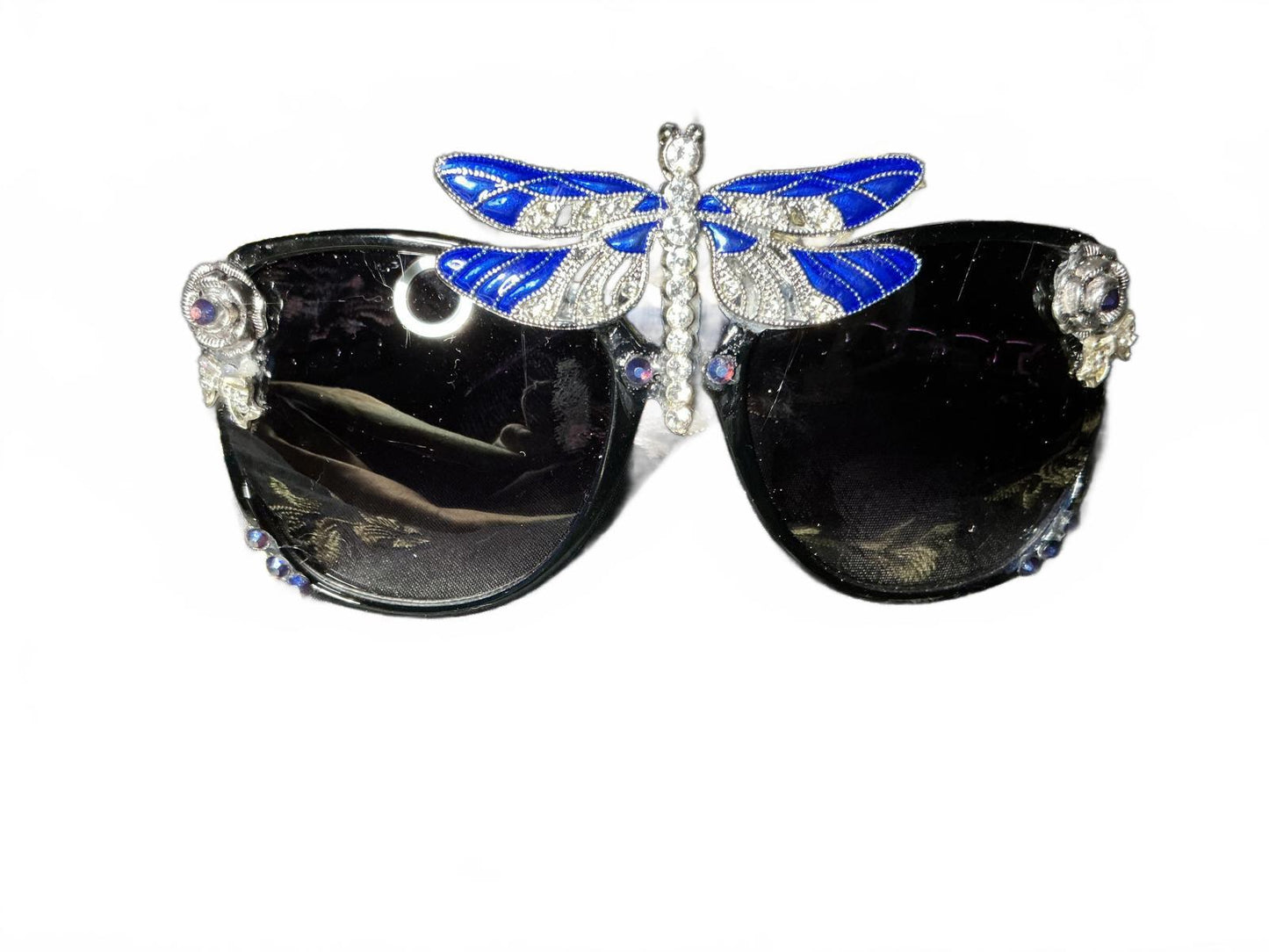 Royal Blue Dragonfly Sunglasses