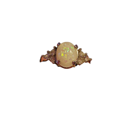 Box 10 Fire Pop Ring sterling