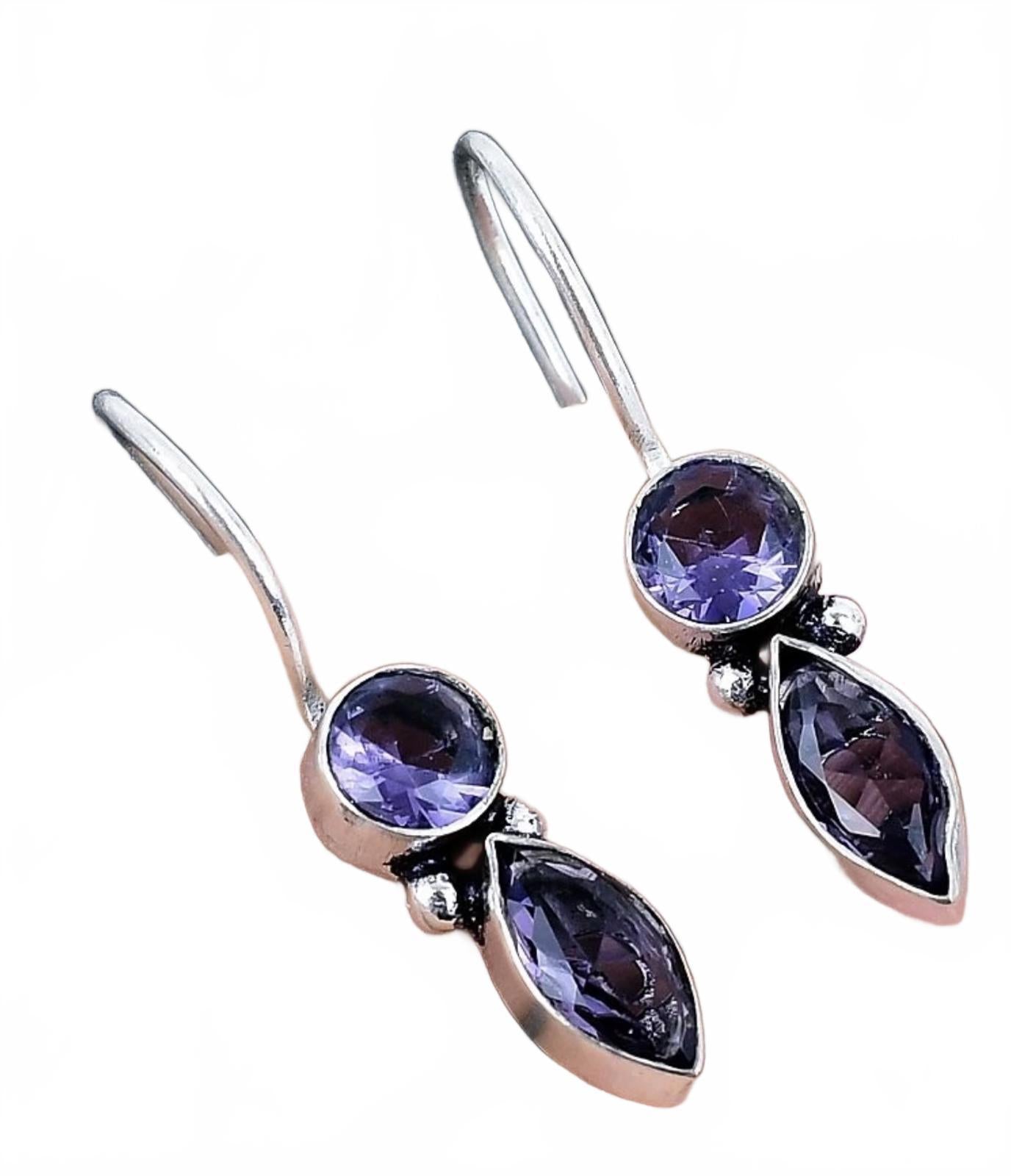 % Warrent Dangle Earrings sterling