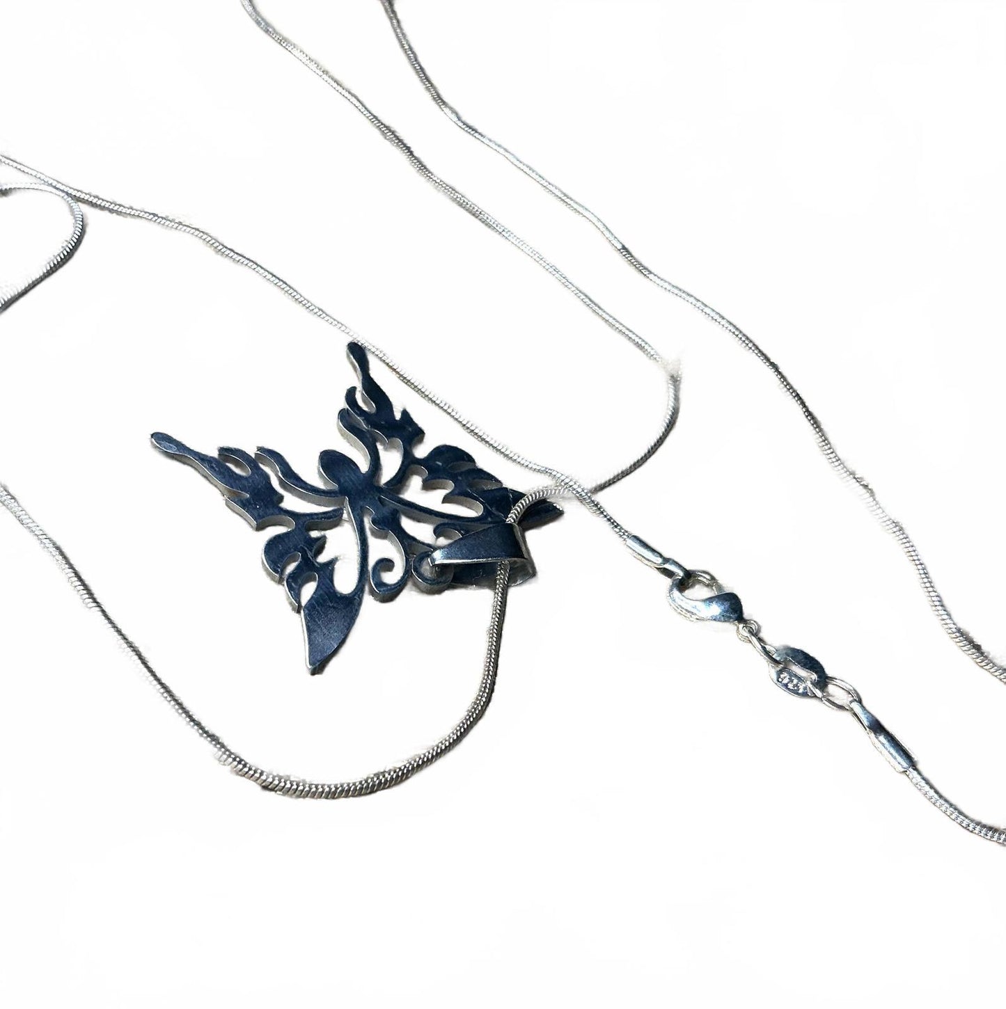 & Steel Wings Necklace stainless