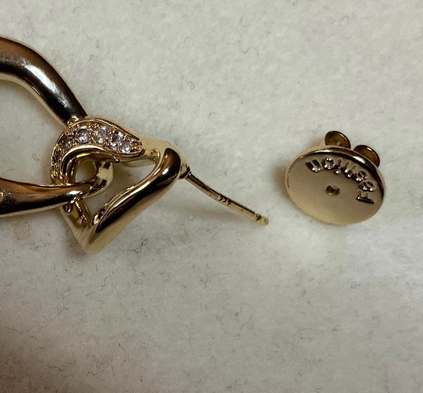 ^ Seashell Sapphire Earrings