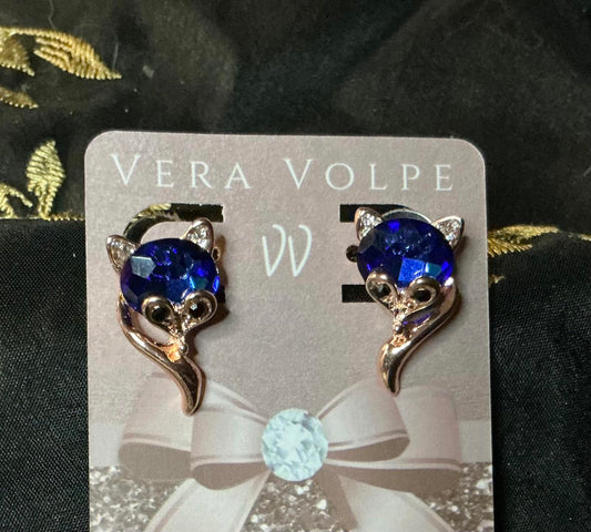 ! Fox Trot Stud Earrings filled