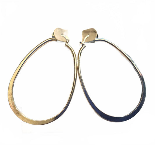 * Star Hoop Earrings