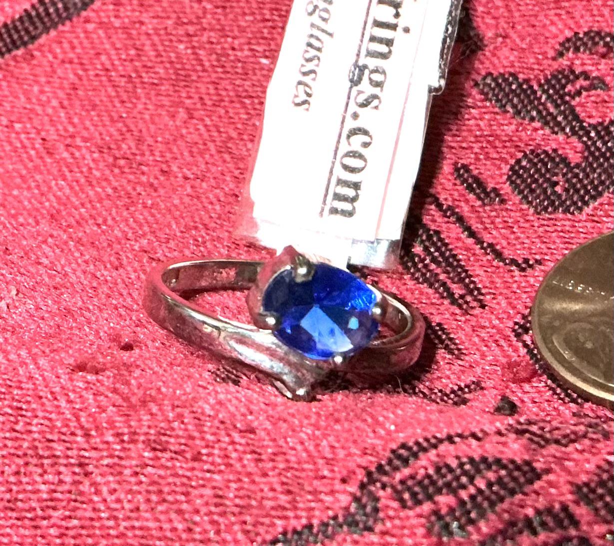 7 Nob Ring silver filled